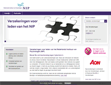 Tablet Screenshot of nipverzekeringen.nl